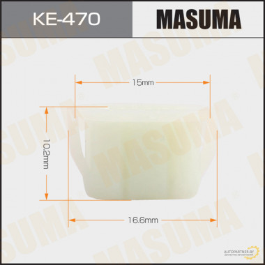 Клипса пластиковая MASUMA (RENAULT 7703081233)  / KE470