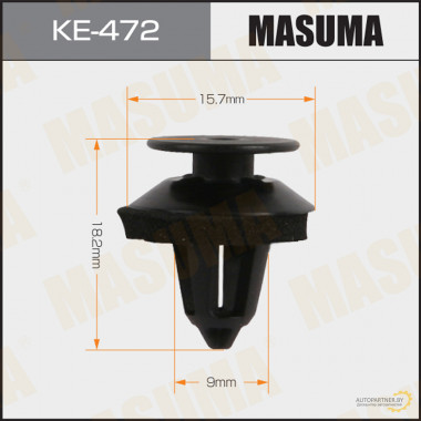 Клипса пластиковая MASUMA (MERCEDES-BENZ A0009970133)  / KE472