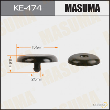 Клипса пластиковая MASUMA (VAG 443857847B4PK)  / KE474