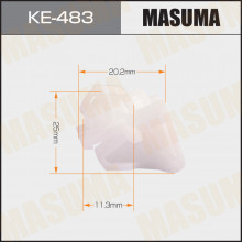 Клипса пластиковая MASUMA (MERCEDES-BENZ A2059910071)  / KE483