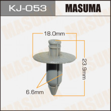 Клипса пластиковая MASUMA (TOYOTA 9046707043B1)  / KJ053