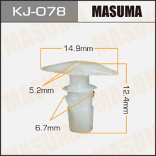 Клипса пластиковая MASUMA (MITSUBISHI MR157772)  / KJ078