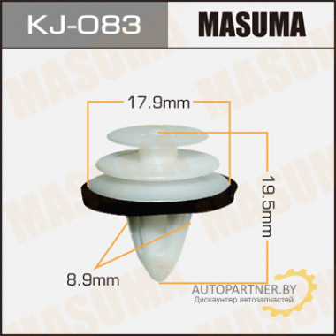 Клипса пластиковая MASUMA (TOYOTA 6777117020)  / KJ083