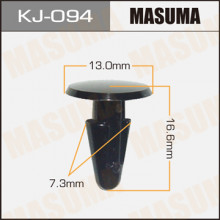 Клипса пластиковая MASUMA (TOYOTA 9046708008)  / KJ094