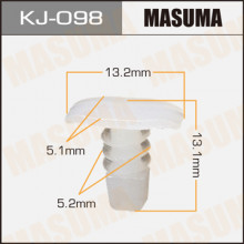 Клипса пластиковая MASUMA (MITSUBISHI MB105489)  / KJ098