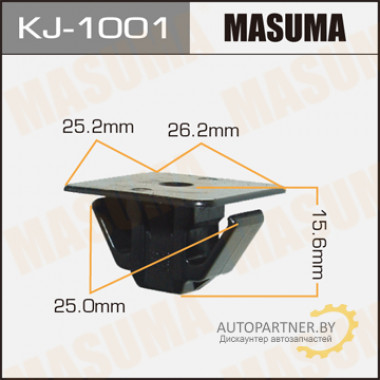 Клипса пластиковая MASUMA (HONDA 91635SM4003)  / KJ1001