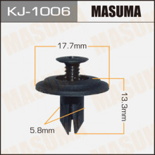 Клипса пластиковая MASUMA (HONDA 90688SB0003)  / KJ1006