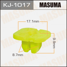 Клипса пластиковая MASUMA (HONDA 90662SB2000)  / KJ1017