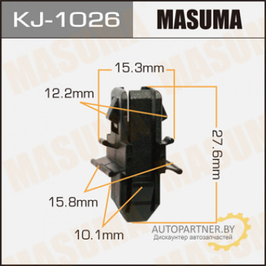 Клипса пластиковая MASUMA (SUBARU 91017AA010)  / KJ1026