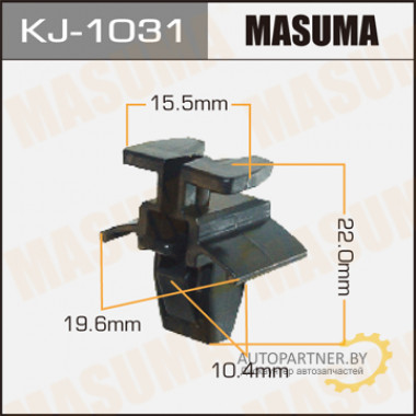 Клипса пластиковая MASUMA (SUBARU 91017AA251)  / KJ1031
