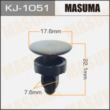 Клипса пластиковая MASUMA (HONDA 91508SR3000)  / KJ1051