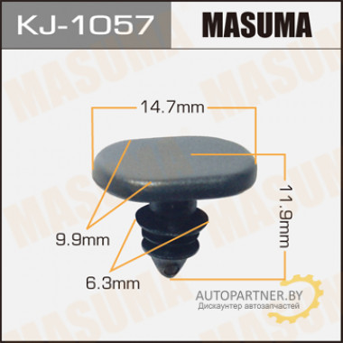 Клипса пластиковая MASUMA (HONDA 72311S10003)  / KJ1057