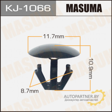 Клипса пластиковая MASUMA (HONDA 91518SM4003)  / KJ1066