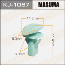 Клипса пластиковая MASUMA (HONDA 91568SR2003)  / KJ1067