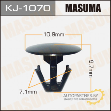 Клипса пластиковая MASUMA (HONDA 91518S10003)  / KJ1070