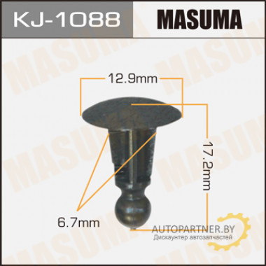 Клипса пластиковая MASUMA (TOYOTA 904670704501)  / KJ1088