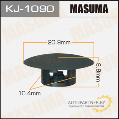 Клипса пластиковая MASUMA (TOYOTA 9046709156C0)  / KJ1090