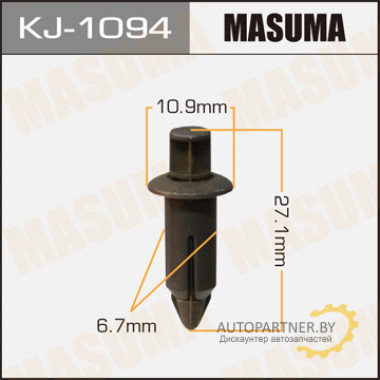Клипса пластиковая MASUMA (TOYOTA 9046707066B2)  / KJ1094