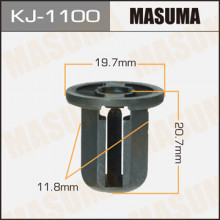 Клипса пластиковая MASUMA (TOYOTA 9046706158)  / KJ1100