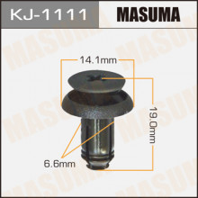 Клипса пластиковая MASUMA (TOYOTA 9046707173C0)  / KJ1111