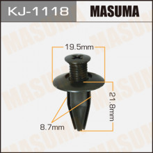 Клипса пластиковая MASUMA (TOYOTA 9046709183)  / KJ1118
