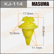 Клипса пластиковая MASUMA (TOYOTA 9046711100)  / KJ114