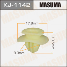Клипса пластиковая MASUMA (TOYOTA 7586721010)  / KJ1142