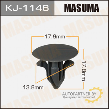 Клипса пластиковая MASUMA (TOYOTA 6777126040B0)  / KJ1146