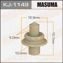 Клипса пластиковая MASUMA (TOYOTA 9053006009A0)  / KJ1149