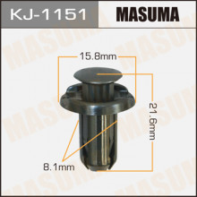 Клипса пластиковая MASUMA (TOYOTA 9046708205)  / KJ1151
