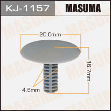 Клипса пластиковая MASUMA (TOYOTA 9046705021B4)  / KJ1157