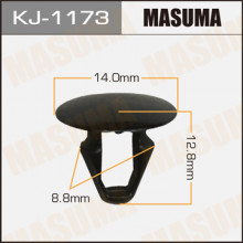 Клипса пластиковая MASUMA (TOYOTA 9046708045)  / KJ1173