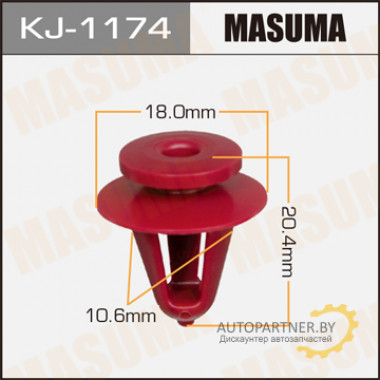 Клипса пластиковая MASUMA (TOYOTA 6792122020)  / KJ1174