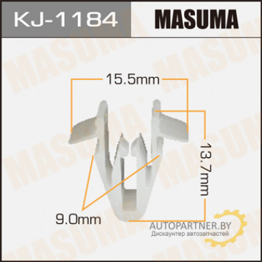 Клипса пластиковая MASUMA (TOYOTA 9046709204)  / KJ1184