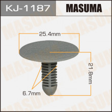 Клипса пластиковая MASUMA (TOYOTA 904670708003)  / KJ1187