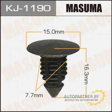 Клипса пластиковая MASUMA (TOYOTA 904670801501)  / KJ1190