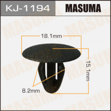 Клипса пластиковая MASUMA (TOYOTA 9046709169C0)  / KJ1194