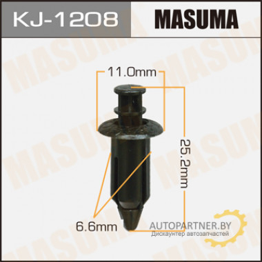 Клипса пластиковая MASUMA (TOYOTA 9046707073C0)  / KJ1208