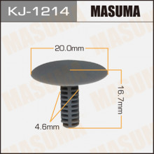 Клипса пластиковая MASUMA (TOYOTA 9046705021B3)  / KJ1214