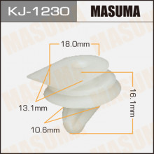 Клипса пластиковая MASUMA (TOYOTA 9046709212)  / KJ1230