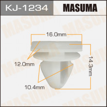 Клипса пластиковая MASUMA (TOYOTA 9046711052)  / KJ1234