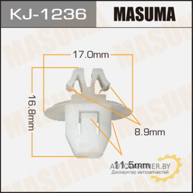 Клипса пластиковая MASUMA (TOYOTA 9046711099)  / KJ1236