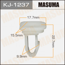 Клипса пластиковая MASUMA (TOYOTA 7687912040)  / KJ1237