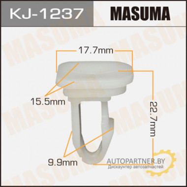 Клипса пластиковая MASUMA (TOYOTA 7687912040)  / KJ1237