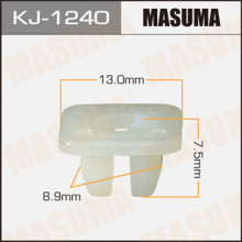Клипса пластиковая MASUMA (HONDA 91635SE0003)  / KJ1240