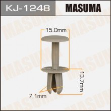 Клипса пластиковая MASUMA (TOYOTA 9046708114)  / KJ1248