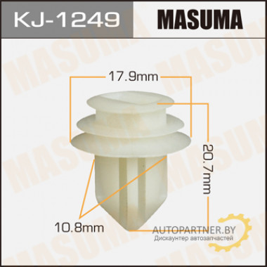 Клипса пластиковая MASUMA (TOYOTA 6777121010)  / KJ1249