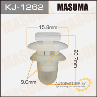 Клипса пластиковая MASUMA (TOYOTA 7539820050)  / KJ1262