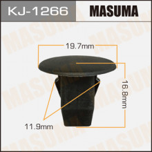 Клипса пластиковая MASUMA (TOYOTA 9046709142)  / KJ1266