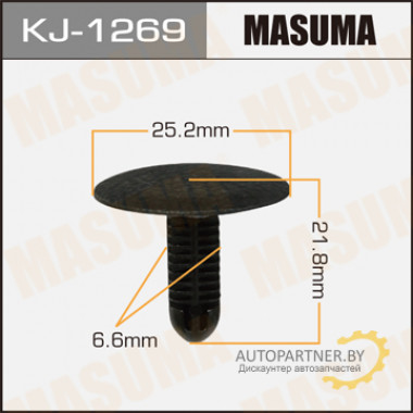Клипса пластиковая MASUMA (TOYOTA 9046707080C0)  / KJ1269